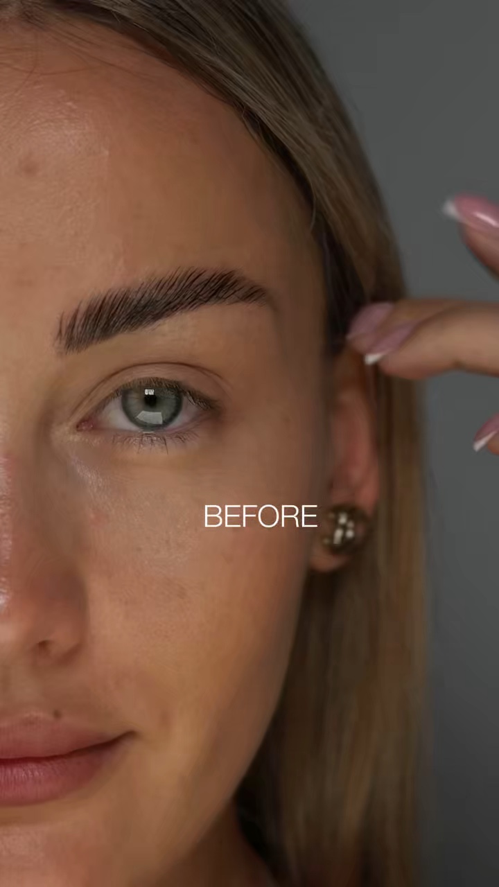 Wimpern vorher und nachher