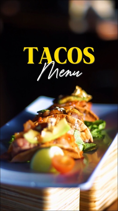 MENU TACOS
