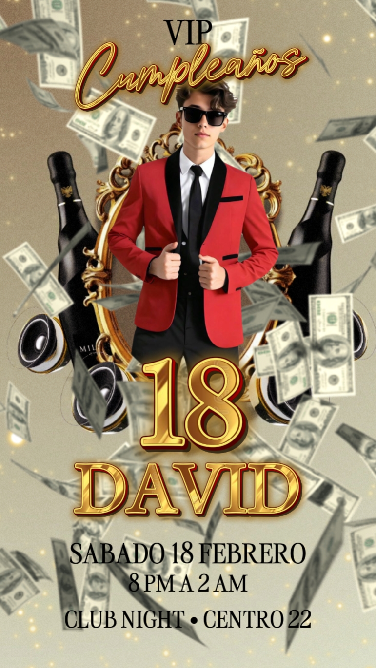 Mi cumple vip invita