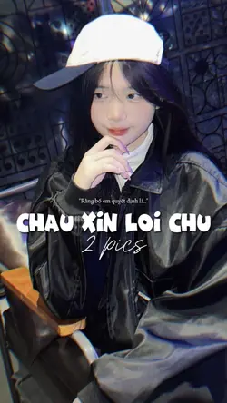 Cháu xin lỗi chú