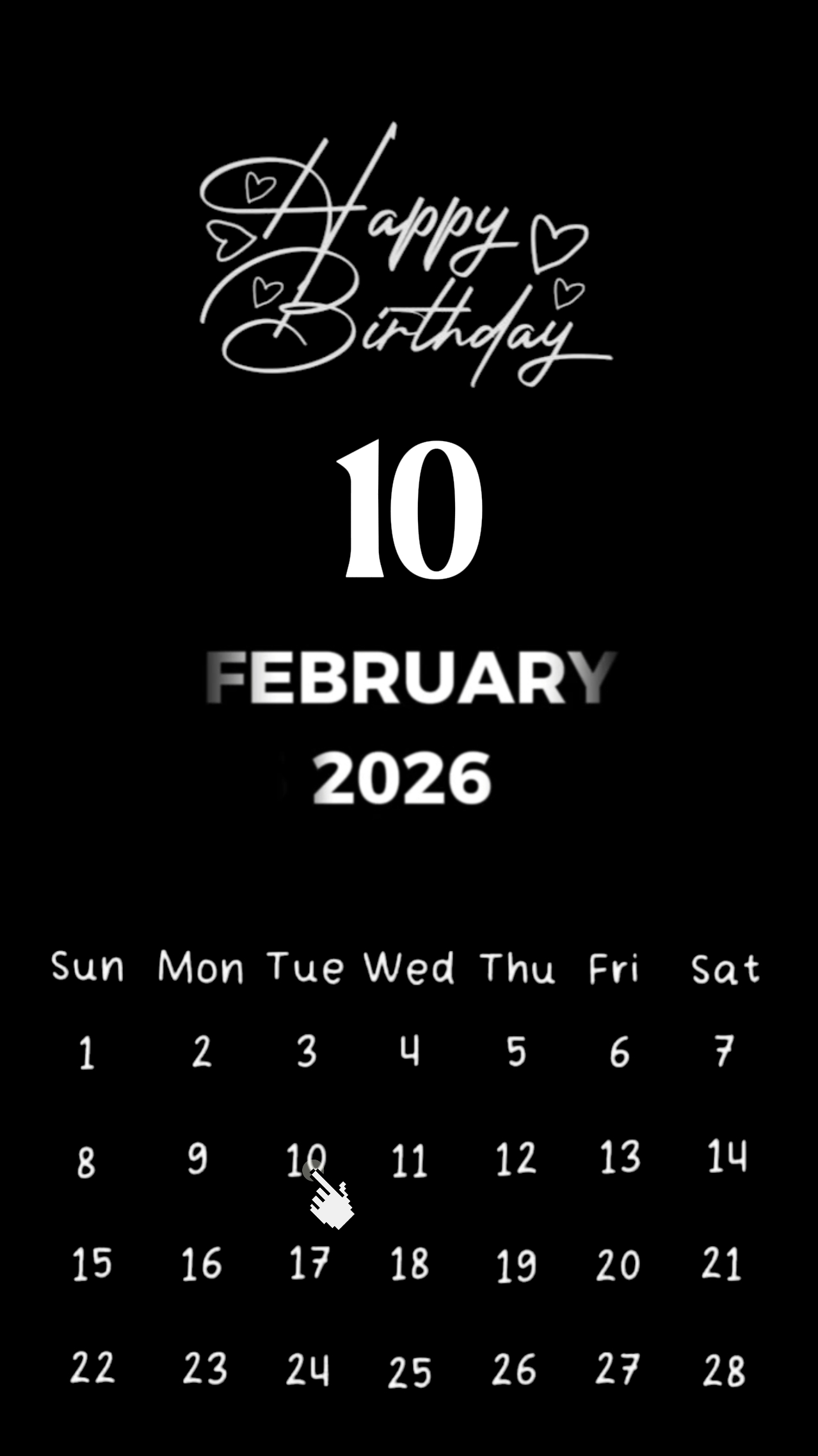 HBD 10 FEBRUARY 