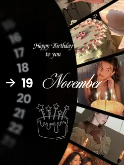 BIRTHDAY 19 NOVEMBER