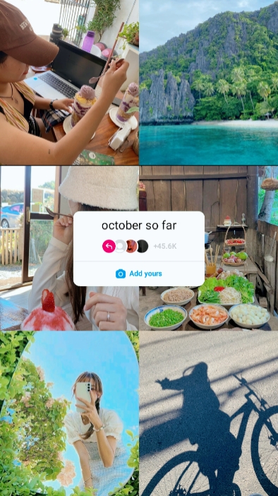 Octobre jusqu'à présent