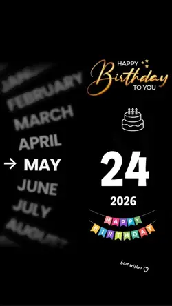 birthday 24 may 2026