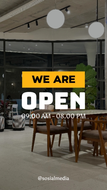 We Are Open 