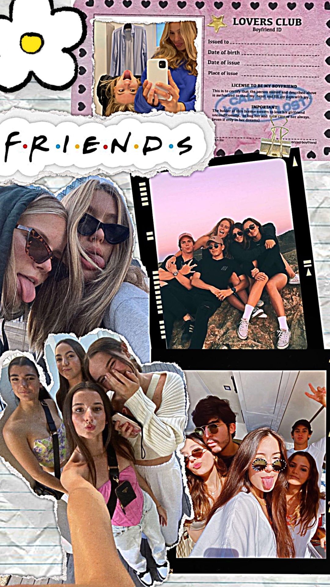 Friend Papercut