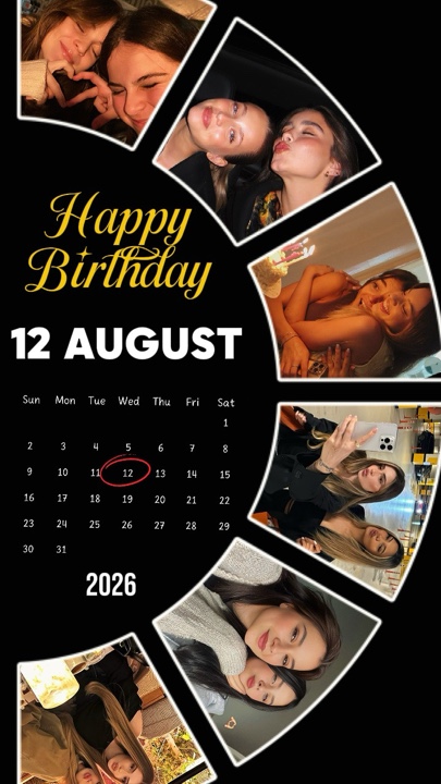 HBD HERMANA 12 DE AGOSTO