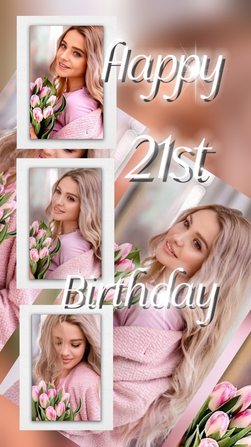 Feliz 21 cumpleaños 