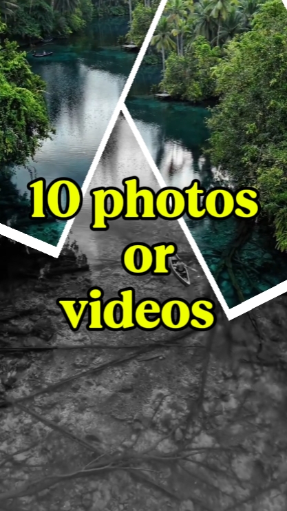 10 photos or videos 