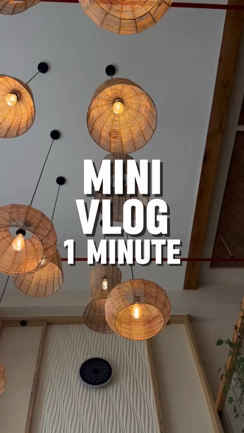 Vlog d'une minute 