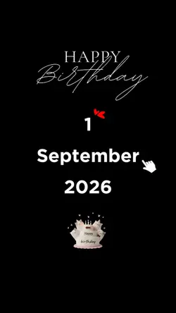 HBD SON 1 SEPTEMBER