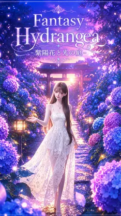 Hydrangea 紫陽花と光