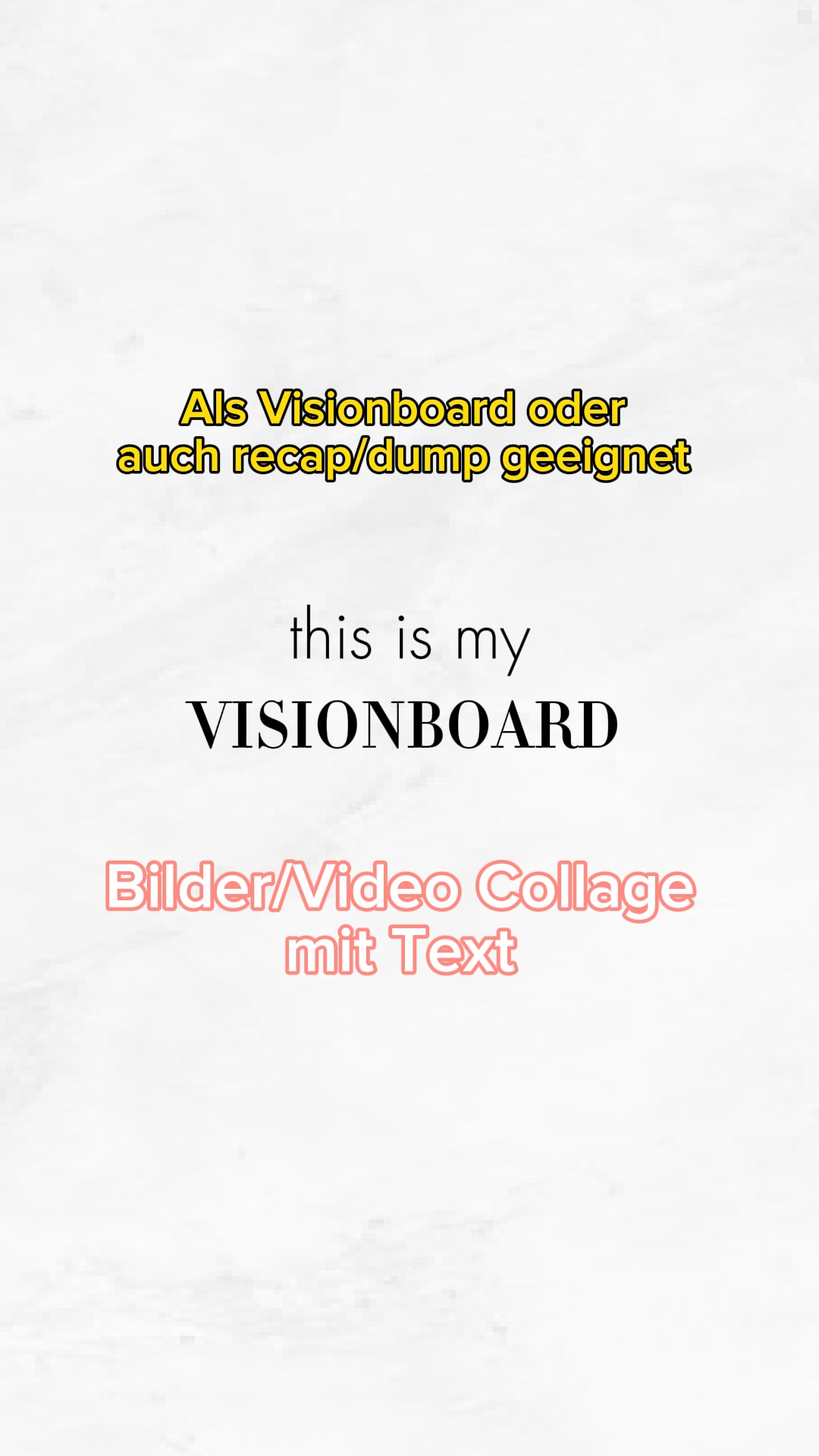 Dump / Vision Board