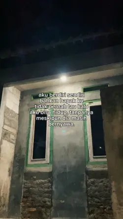 aku berdiri sendiri