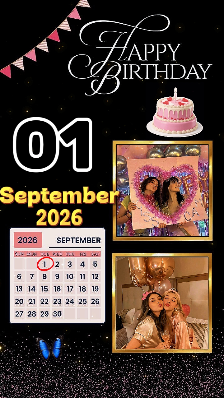 HBD 01 September2026