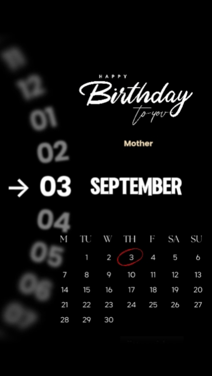 Hbd mom 03 September