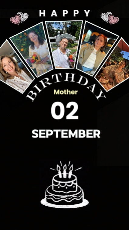 Bday mom 2 September