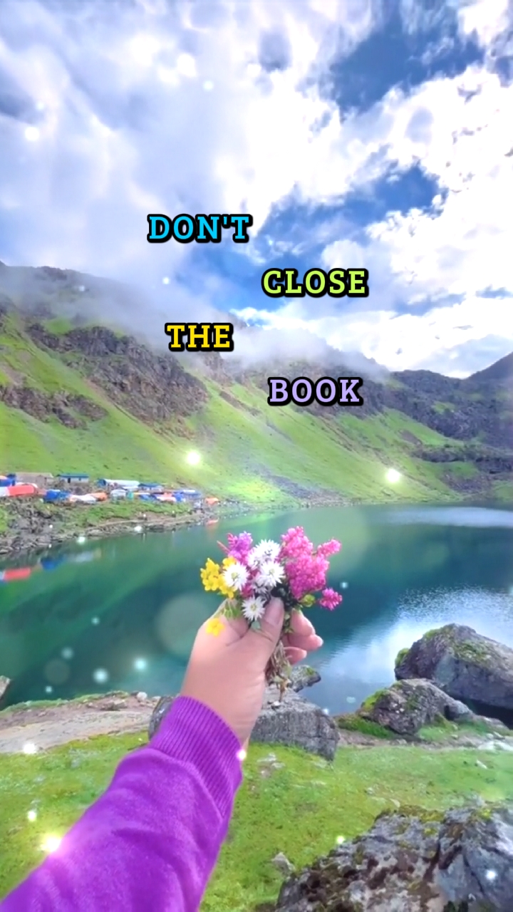 Não feche o livro
