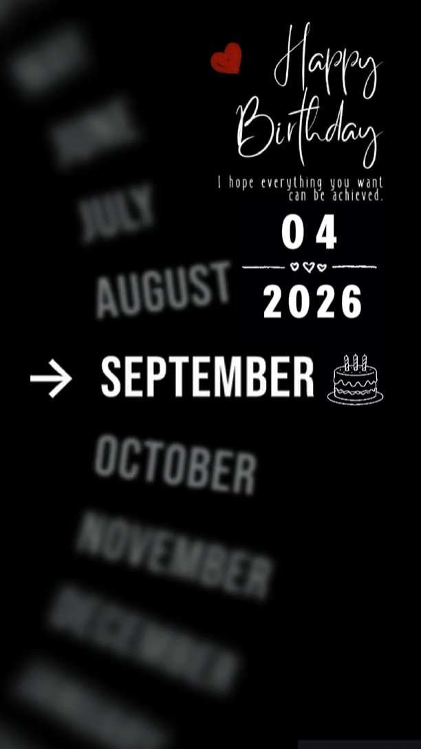 HBD MARI 04 SEPTE