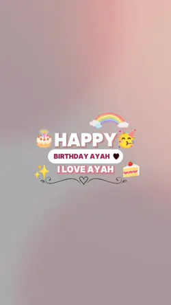 happy birthday ayah