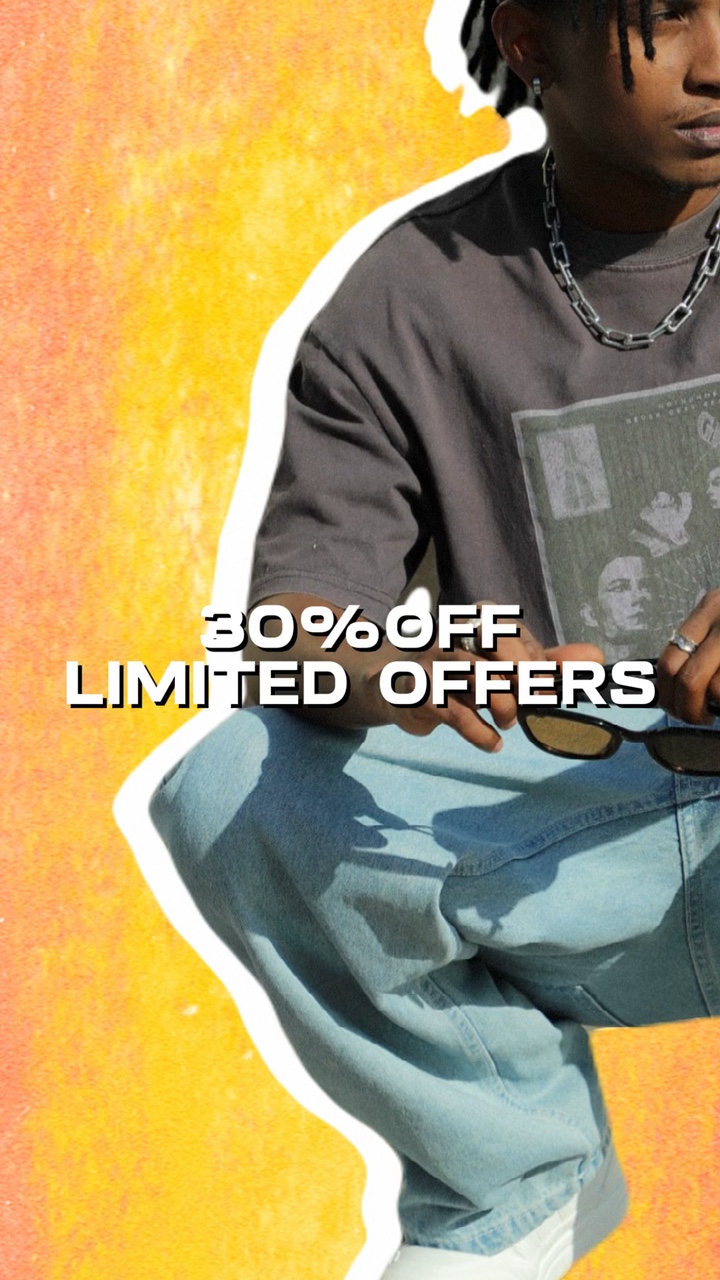 Spring Sale Men's Clothing Display In Small Screen