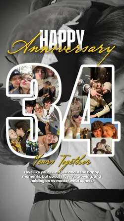 34th anniversary