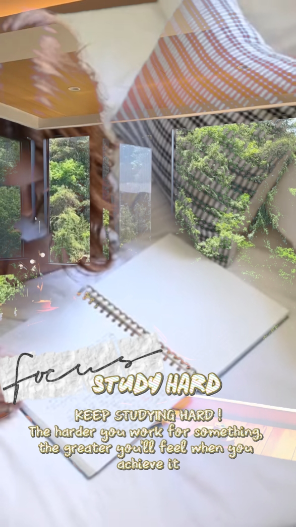 Focus study hard