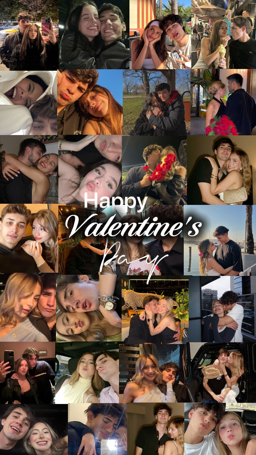 Valentine's collage