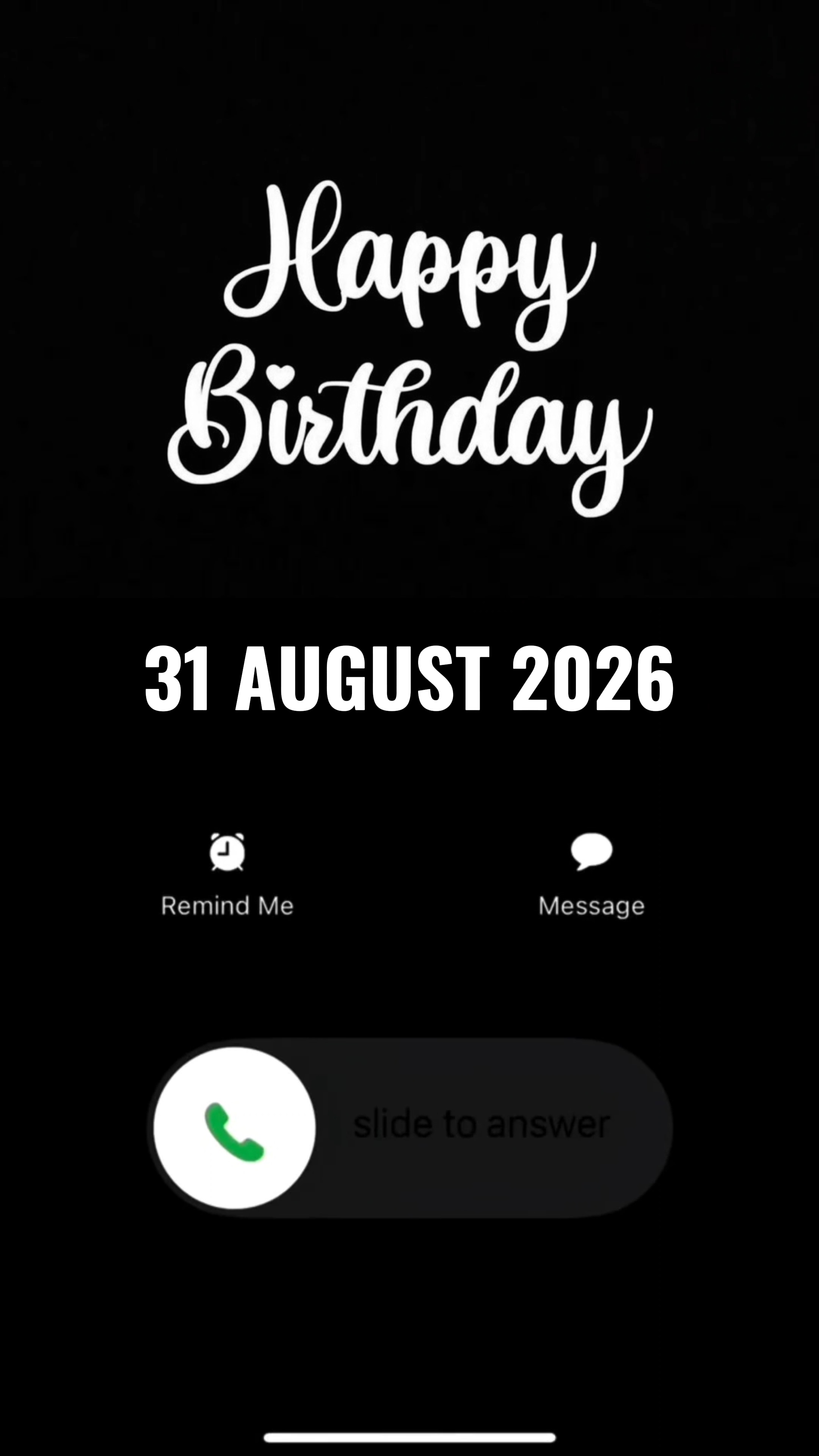 HBD 31 AGUSTUS 2026