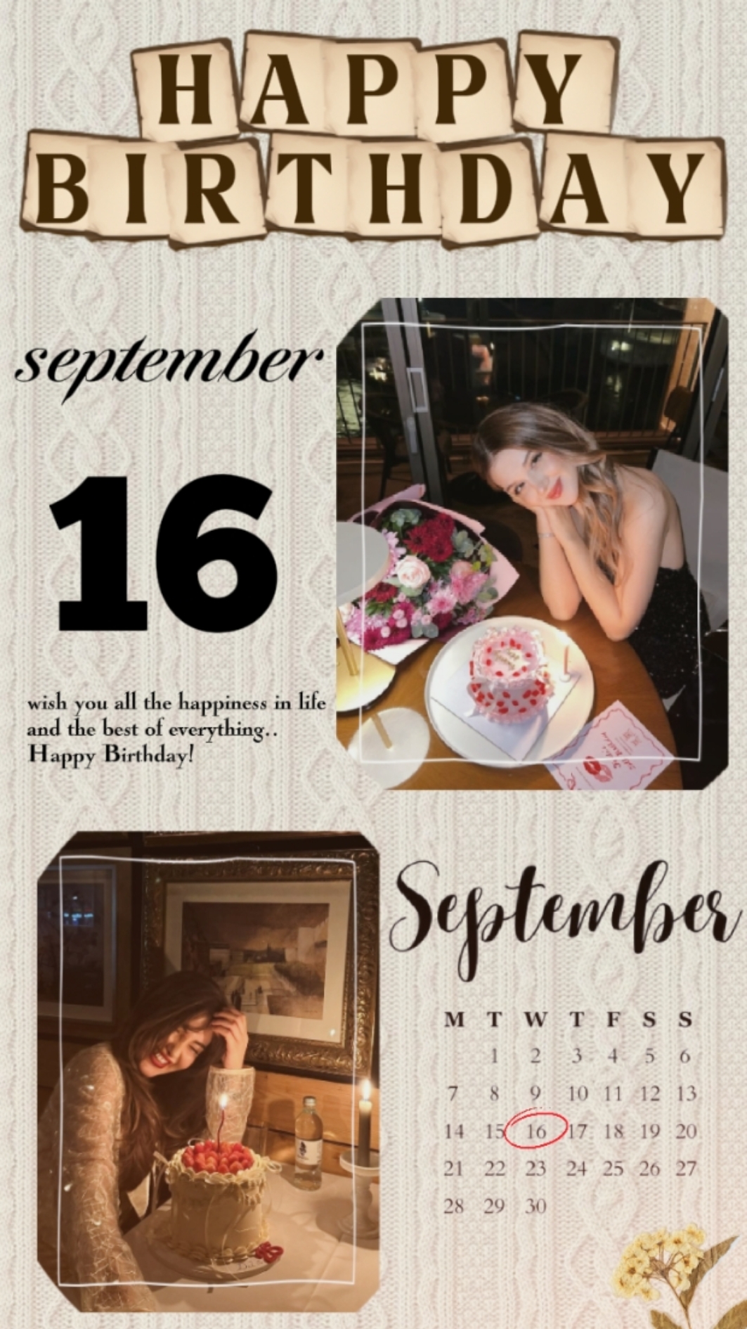 Feliz cumpleaños 