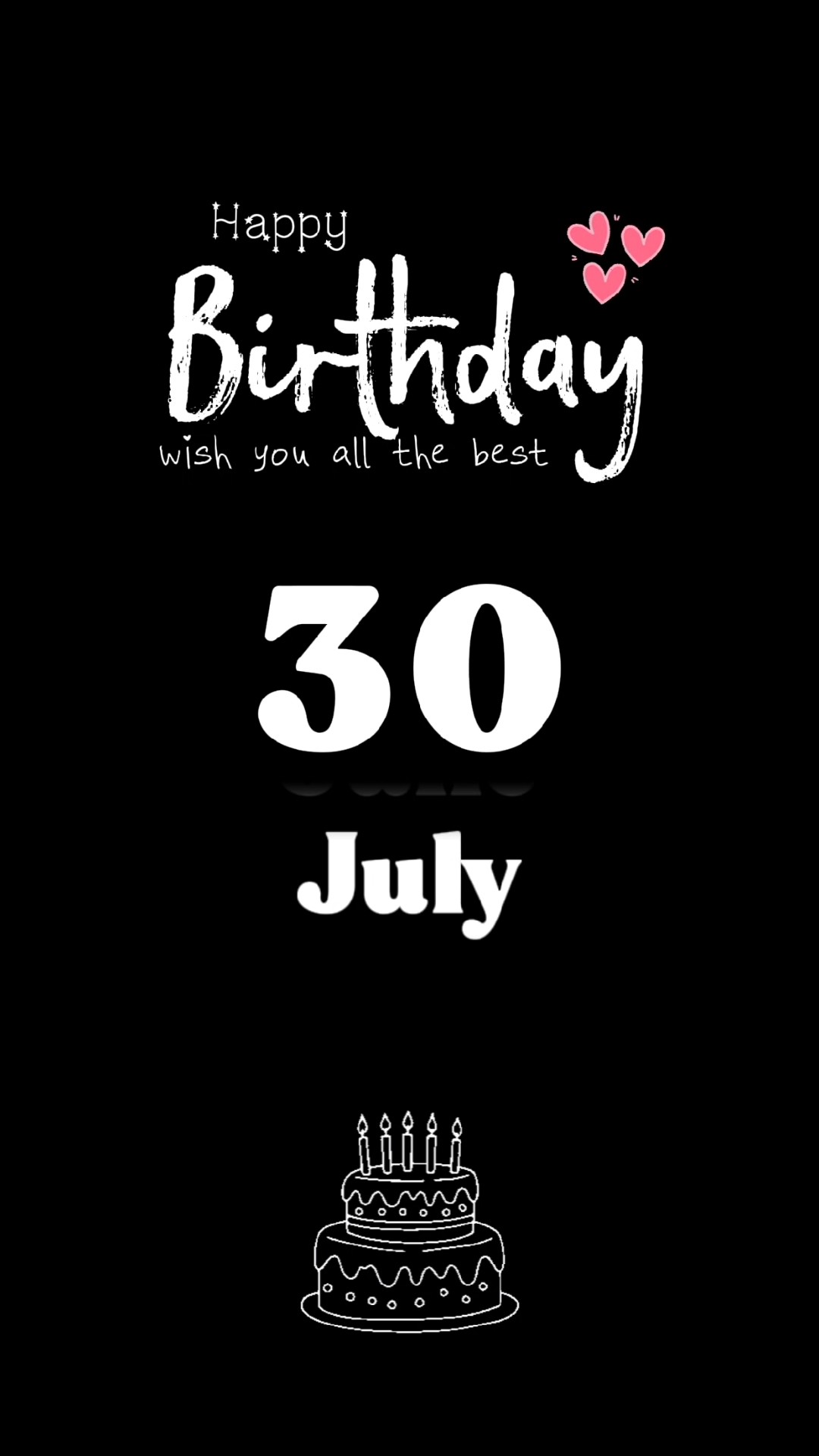 Anniversaire 30 juillet 2026