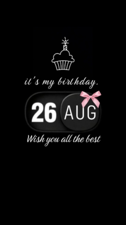 HBD 26 AUGUST
