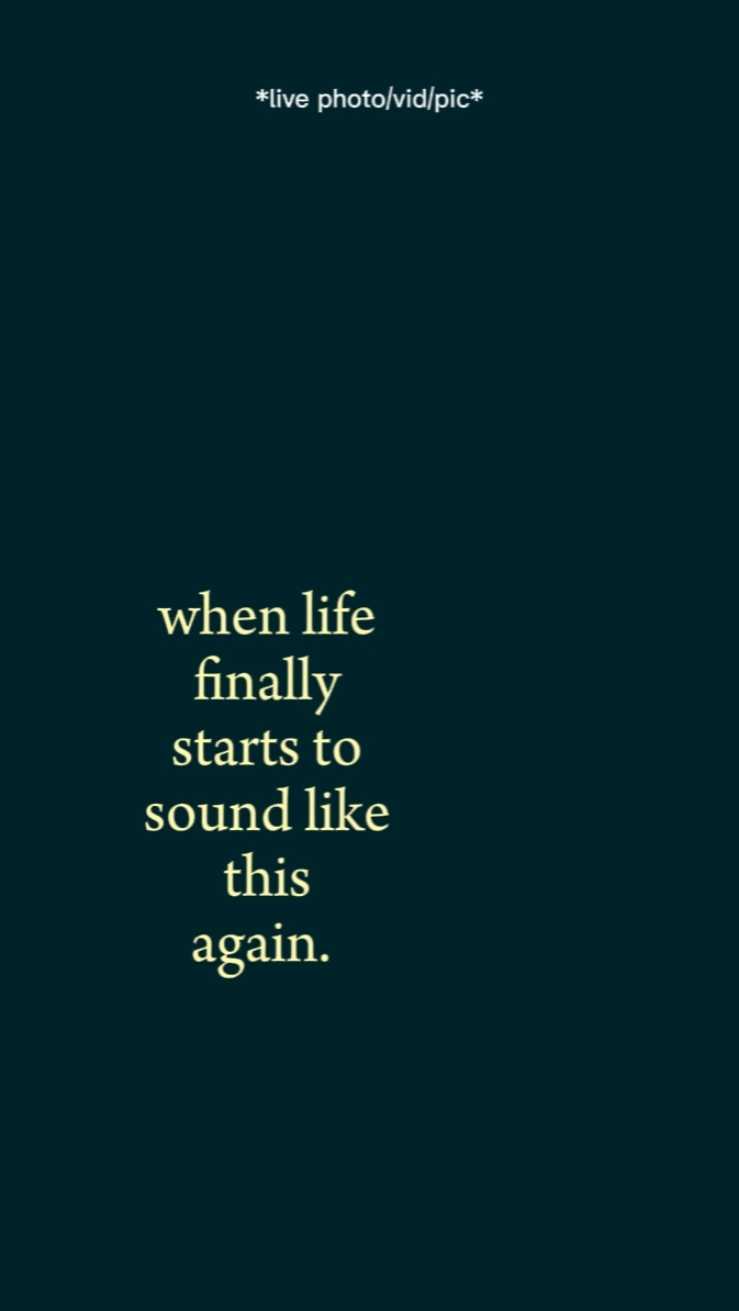 when life finally st