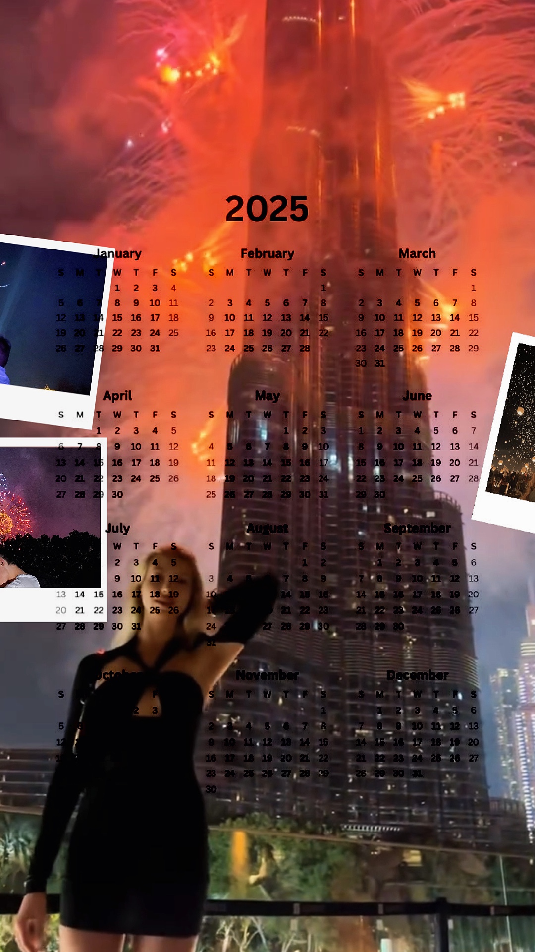Calendário olá 2025 