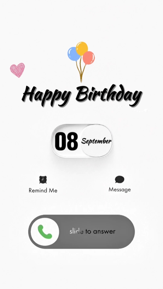ANNIVERSAIRE 8 SEPTEMBRE