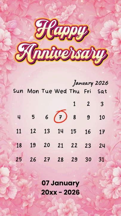 7 JANUARY ANNIV
