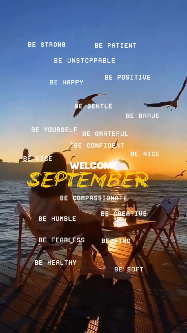 Bienvenido septiembre