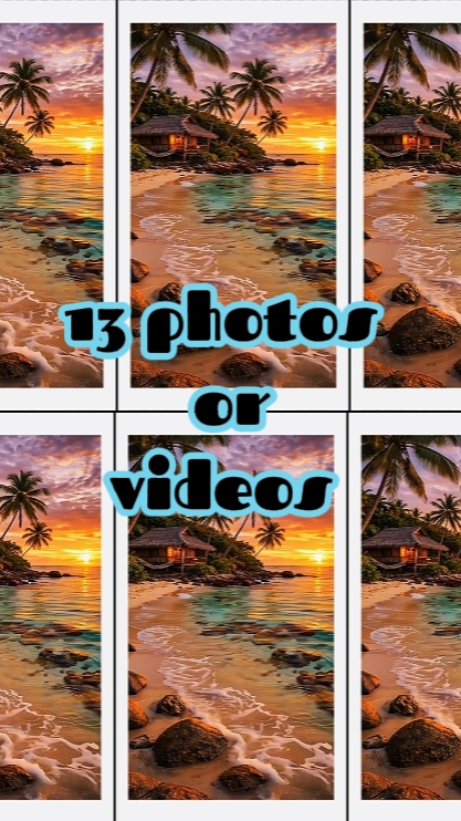 13 photos or videos 