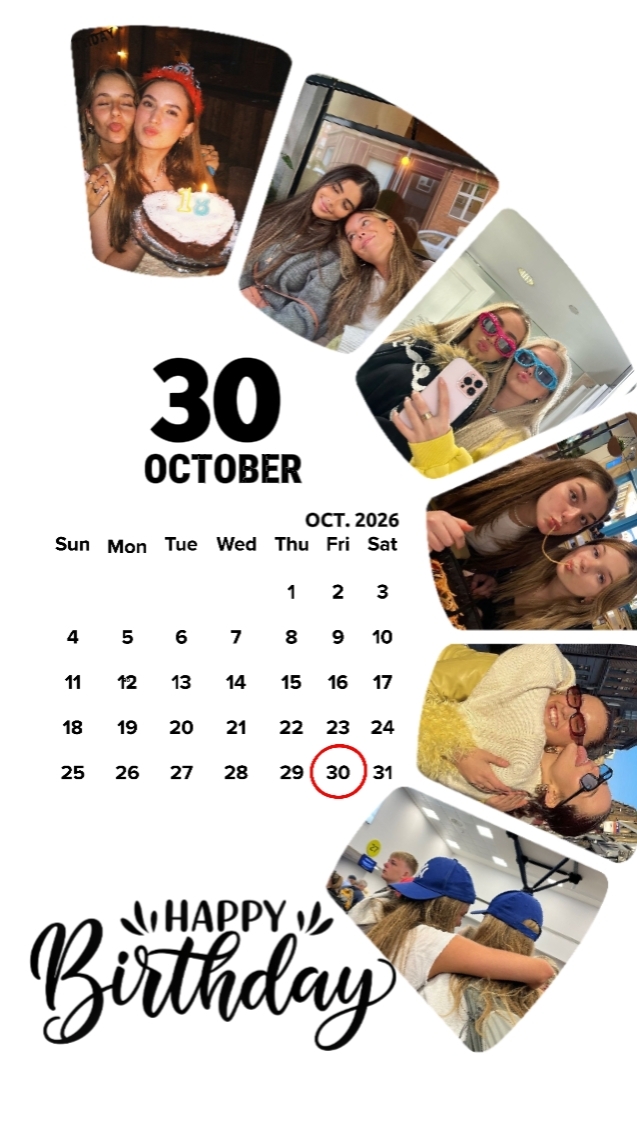 CUMPLEAÑOS 30 DE OCTUBRE