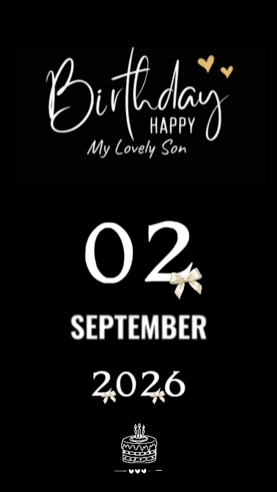 HBD 2 de septiembre 