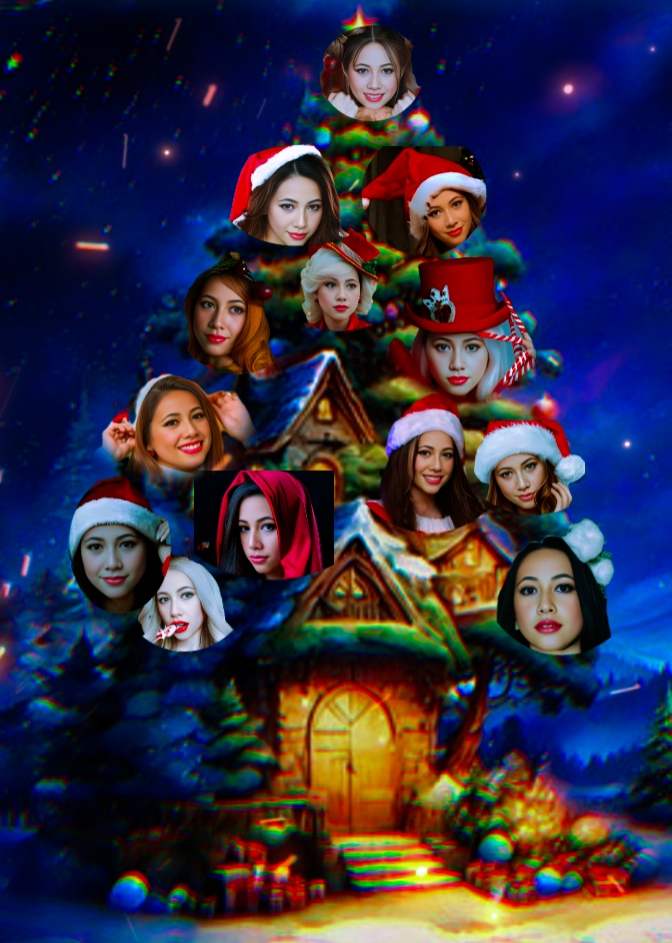 Árvore de natal foto