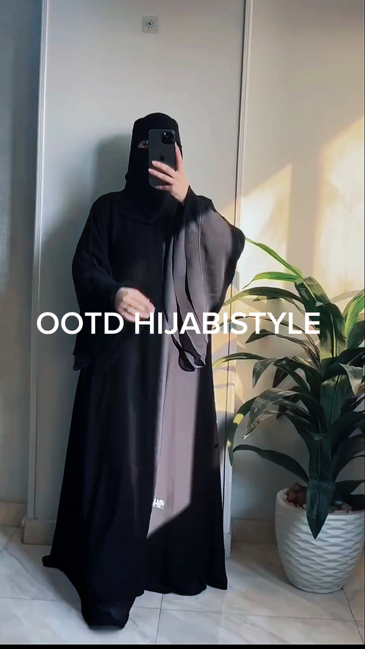 gaya jilbab ootd 