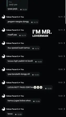 im mr loverman 