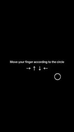 Move your finger