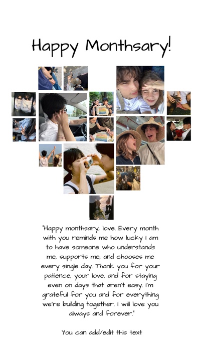 Happy Monthsary