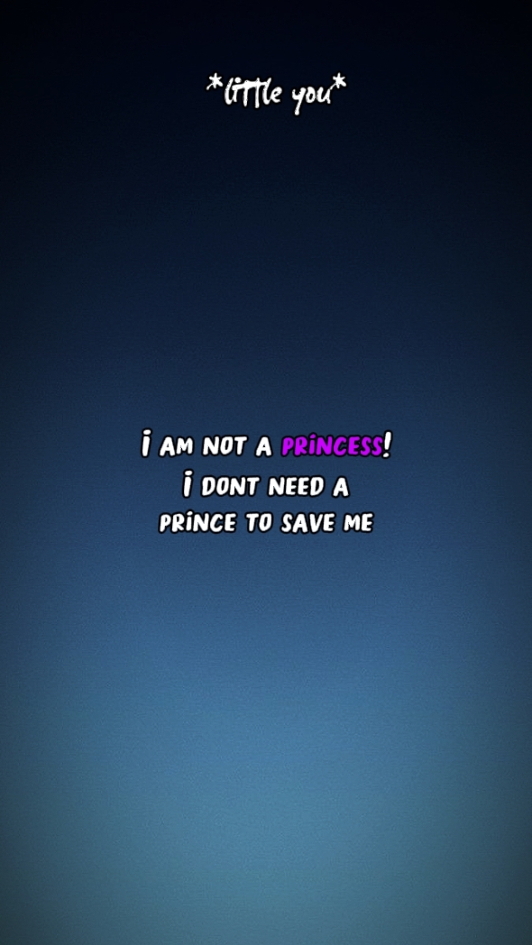 I am not a princess