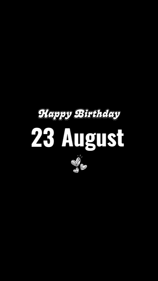 23 August birthday
