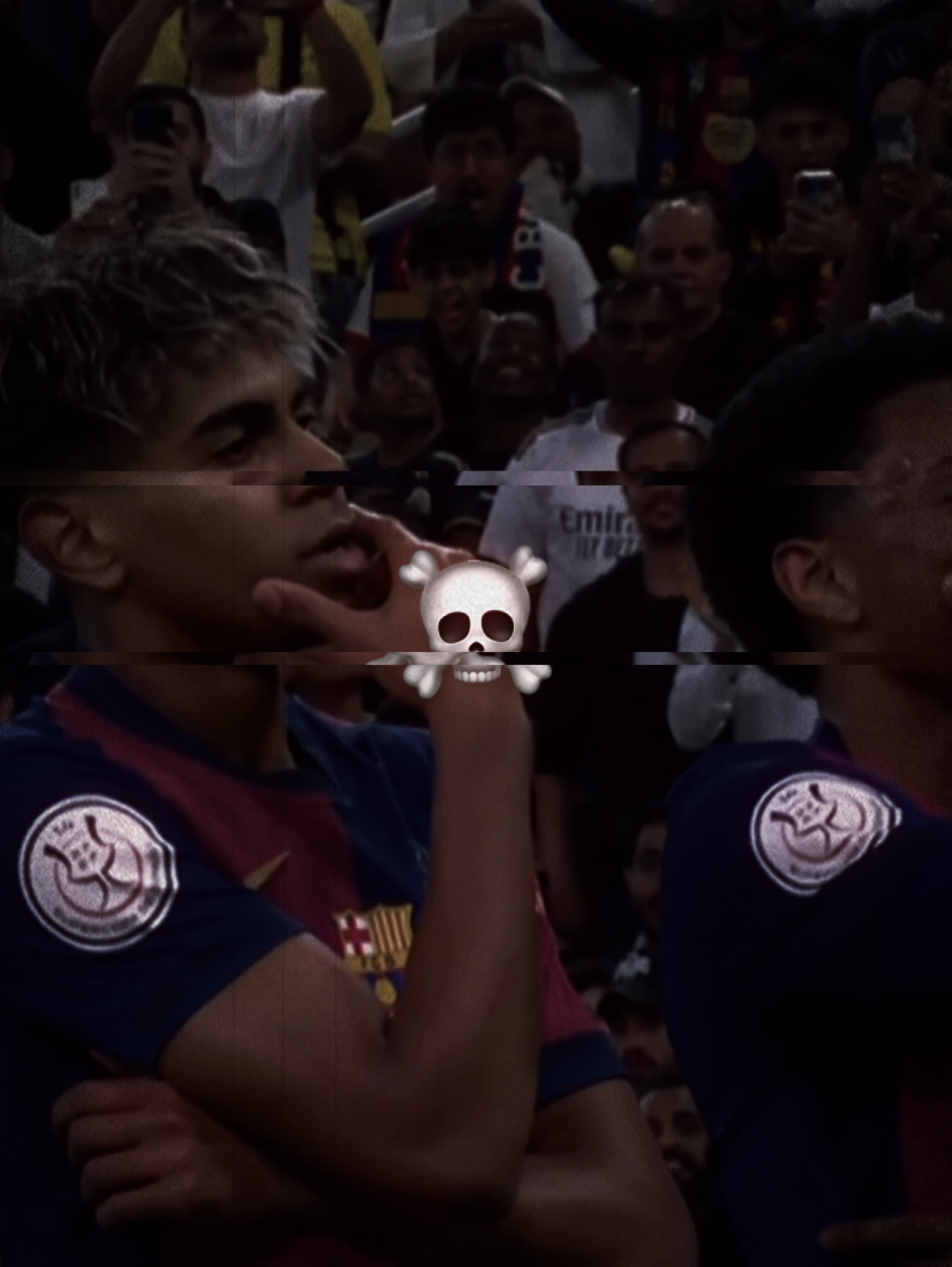 Skull face 3:4