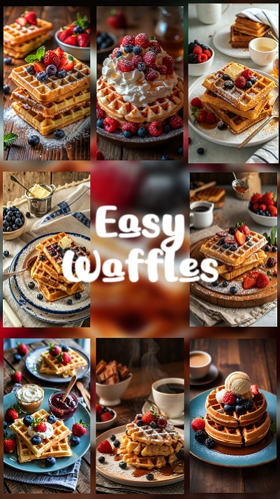 Einfache Waffeln