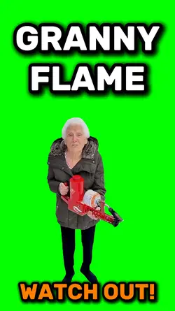 Granny flamethrower